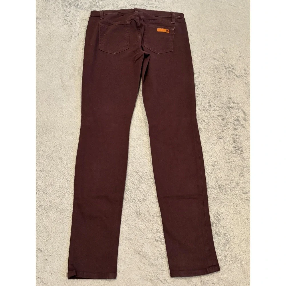 Joe's Jeans Womens 28 Visionaire Skinny Denim Purple Plum Stretch Casual